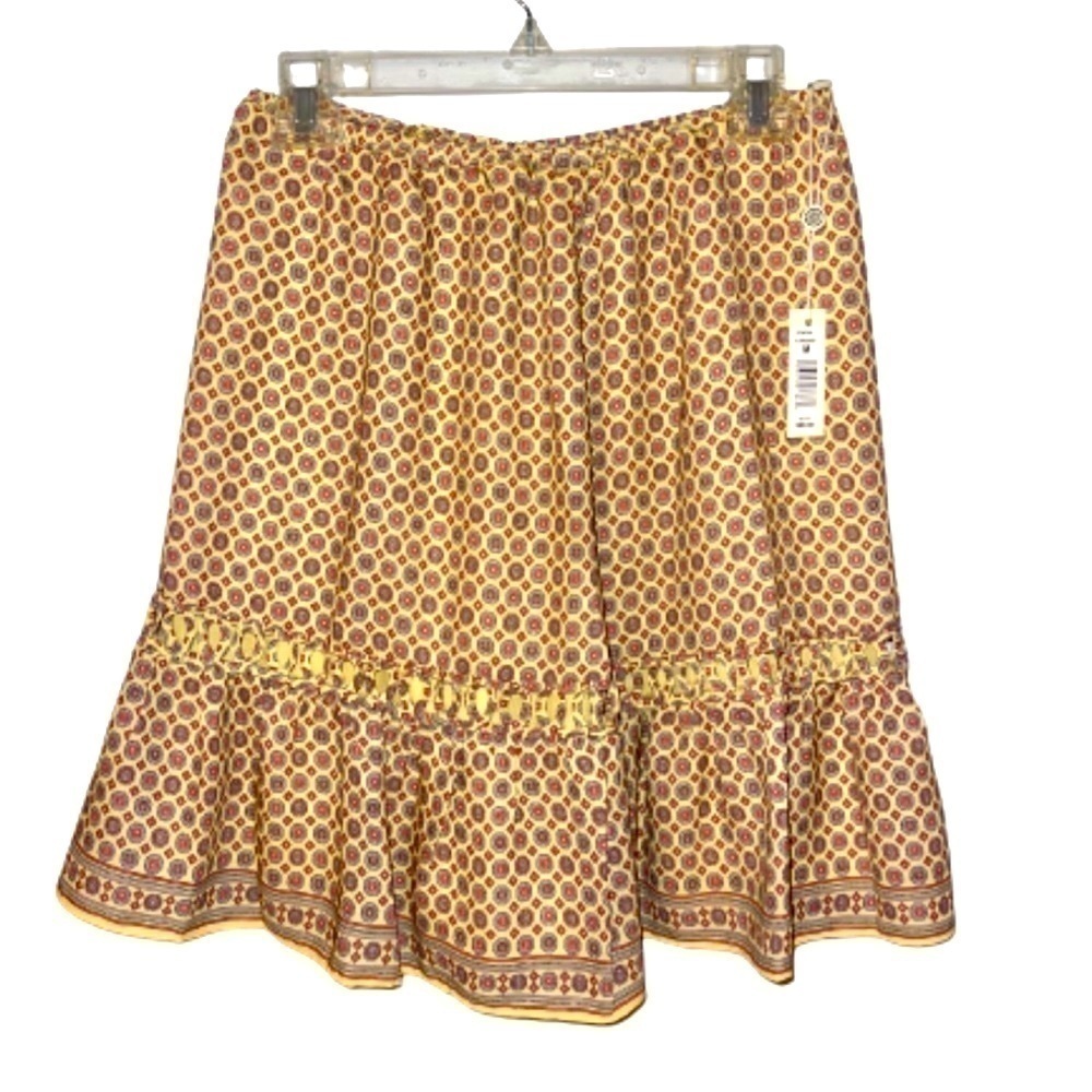 Max Studio Ruffle Hem Mini Skirt